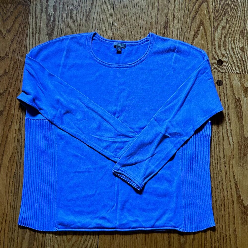 J.Jill Cotton Sweater--Periwinkle Purple, Size M